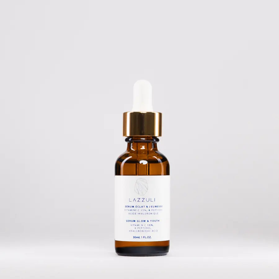 Sérum Vitamine C 15 %, 6 peptides et acide hyaluronique